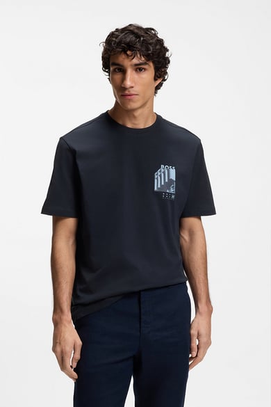 ΜΠΛΟΥΖΑ T-SHIRT BOSS - 404 ΜΠΛΕ